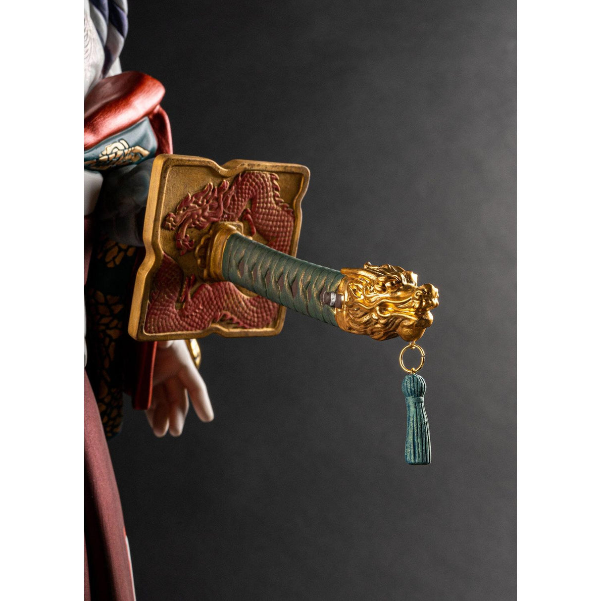 Lladró Scultura Japan Kabuki Serie Limitata 71x47cm Porcellana