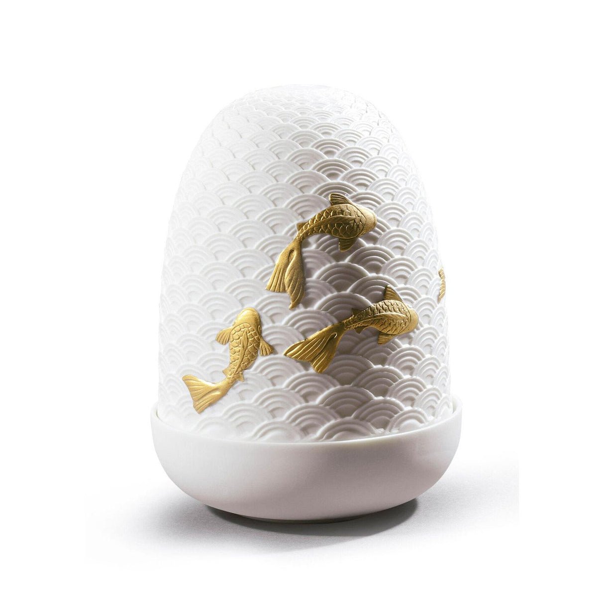 LLADRO' Lampada da Tavolo Koi Dome 15x11cm Porcellana