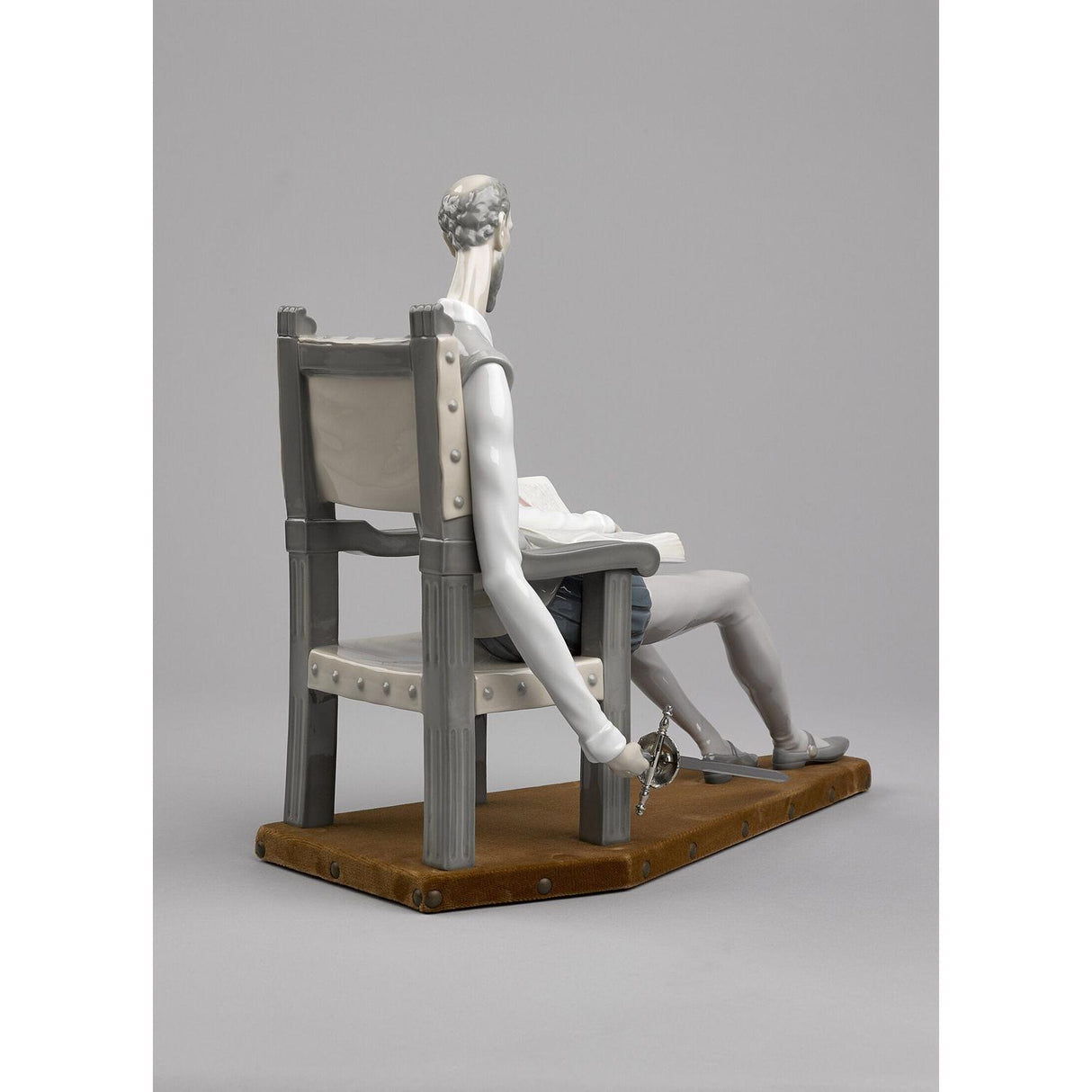 Lladró Scultura Don Chisciotte 40x48cm Porcellana