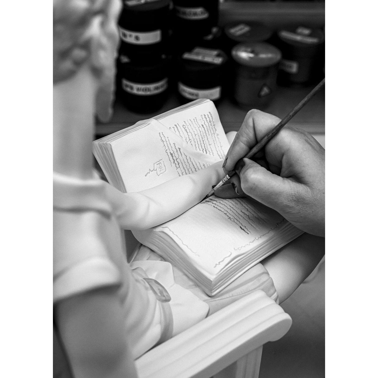 Lladró Scultura Don Chisciotte 40x48cm Porcellana