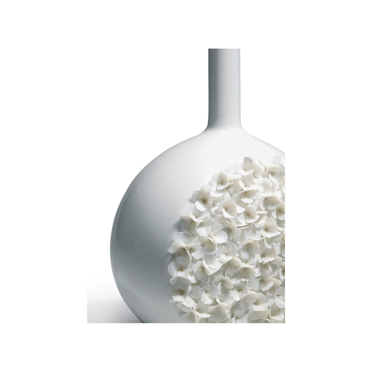 LLADRO' Vaso Canvas Arazzo di Fiori 38x23cm Porcellana