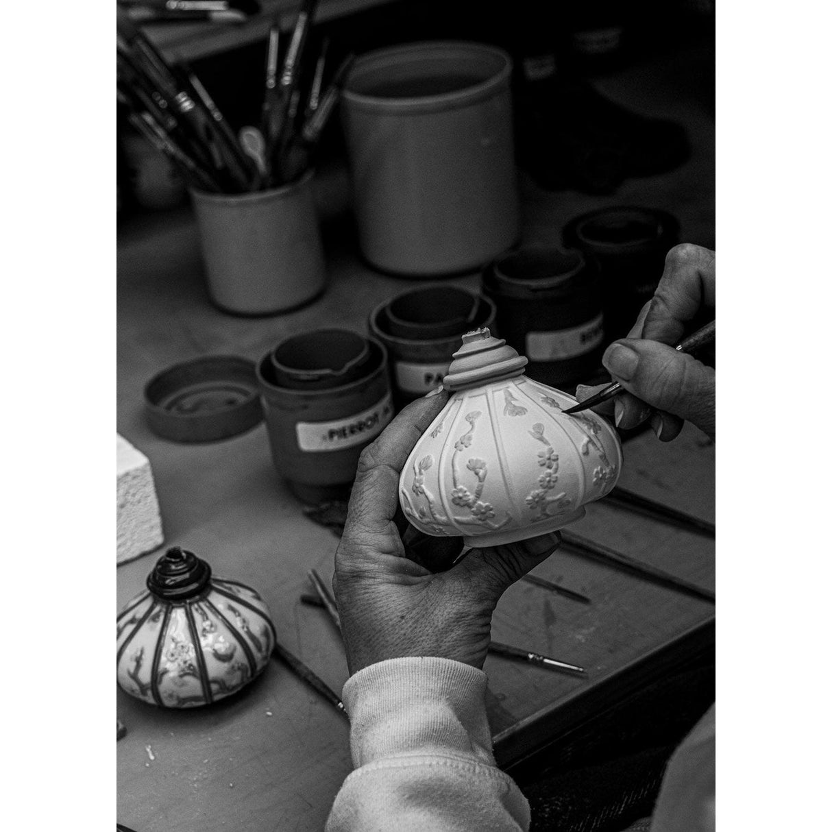 Lladró Figurina Lanterne Giapponesi 21x18cm Porcellana