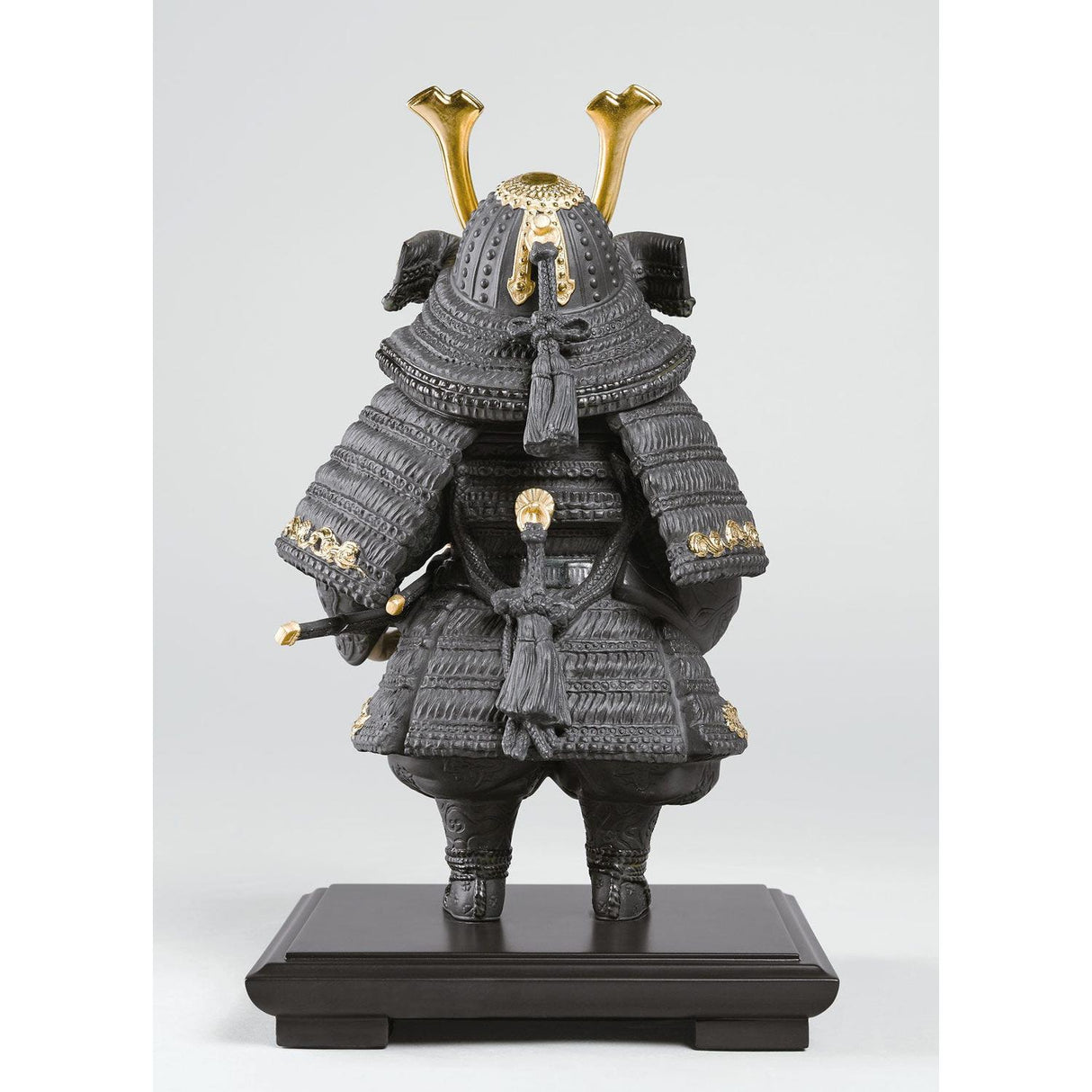Lladró Figurina Bambino Samurai Lustro Oro 36x20cm Porcellana