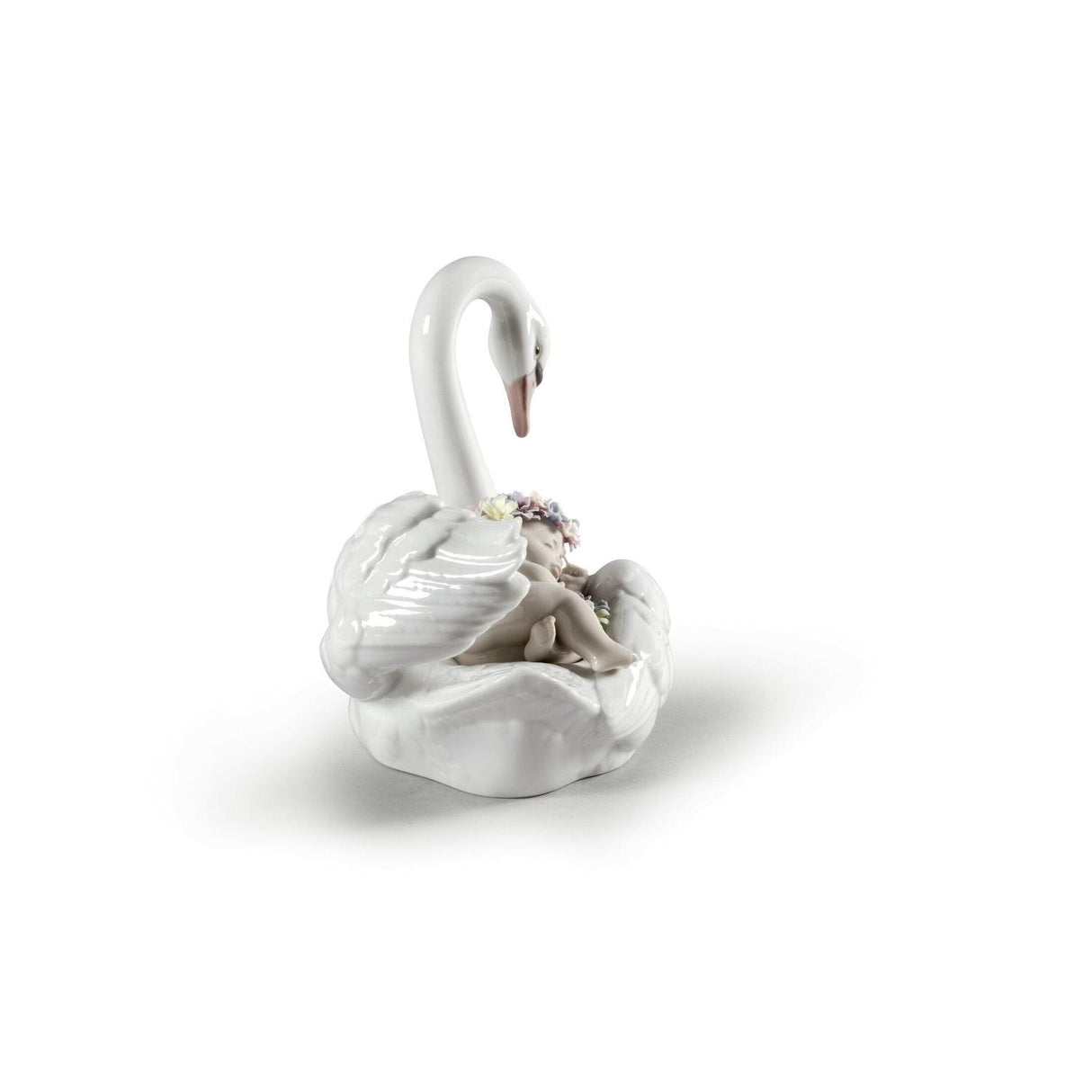 LLADRO' Figurina Cigno Sogno Fantastico 16x19cm Porcellana
