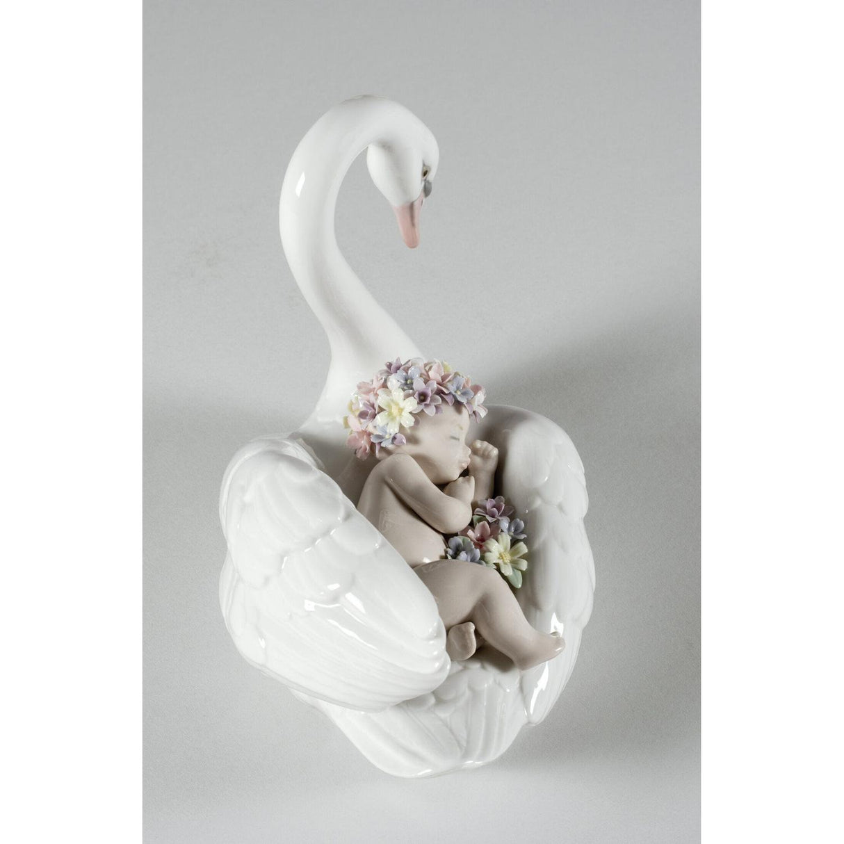LLADRO' Figurina Cigno Sogno Fantastico 16x19cm Porcellana