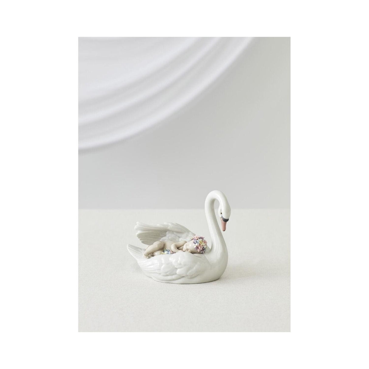 LLADRO' Figurina Cigno Sogno Fantastico 16x19cm Porcellana