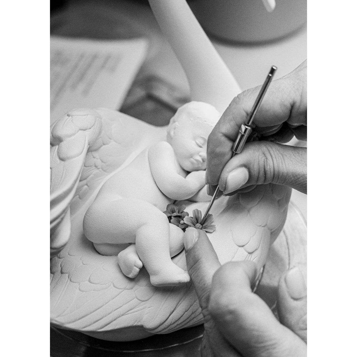 Lladró Figurina Cigno Sogno Fantastico 16x19cm Porcellana