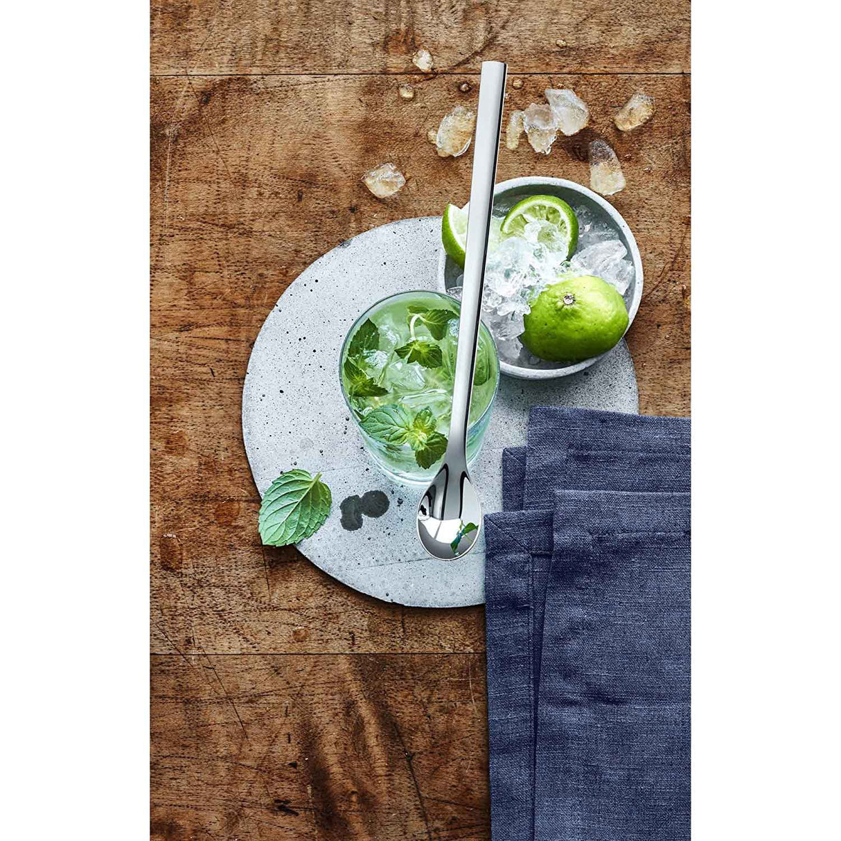 WMF Nuova Set 6 Pezzi Cucchiai Cucchiaini Long Drink Acciaio Inox