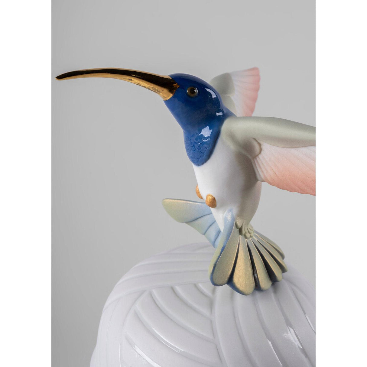 LLADRO' Scrigno Colibrì 29x18cm Porcellana