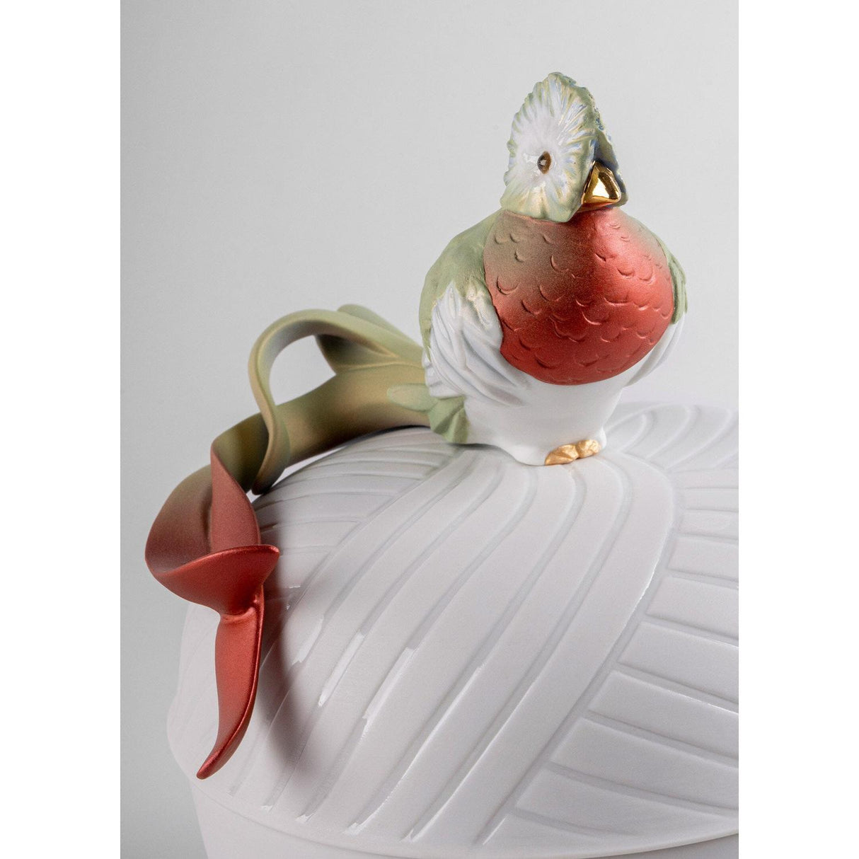 LLADRO' Scrigno Quetzal 26x21cm Porcellana