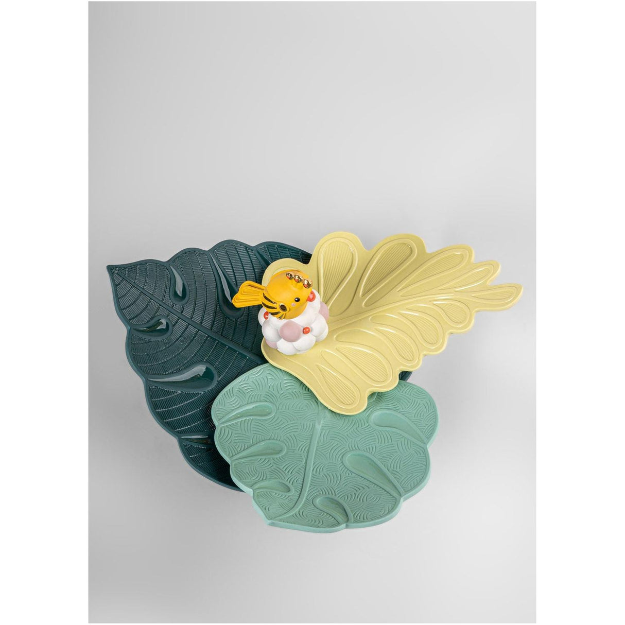 LLADRO' Centro Tavola Utopical 21x47cm Porcellana