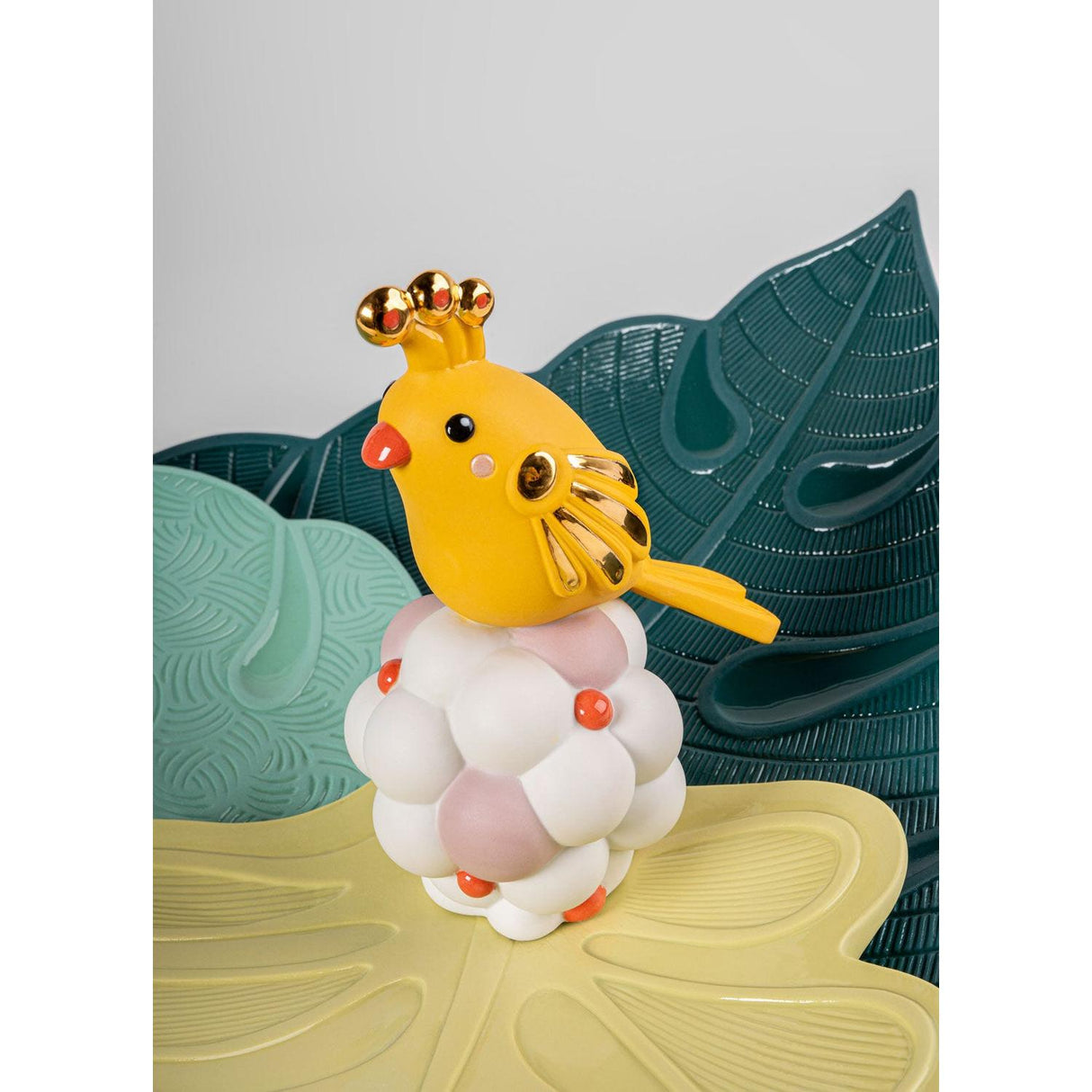 LLADRO' Centro Tavola Utopical 21x47cm Porcellana