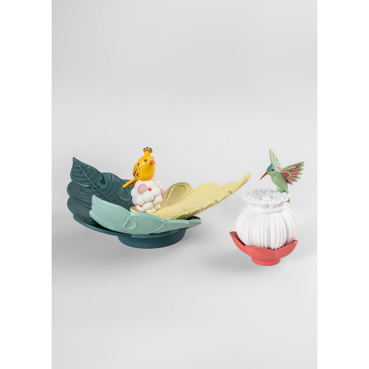 LLADRO' Centro Tavola Utopical 21x47cm Porcellana