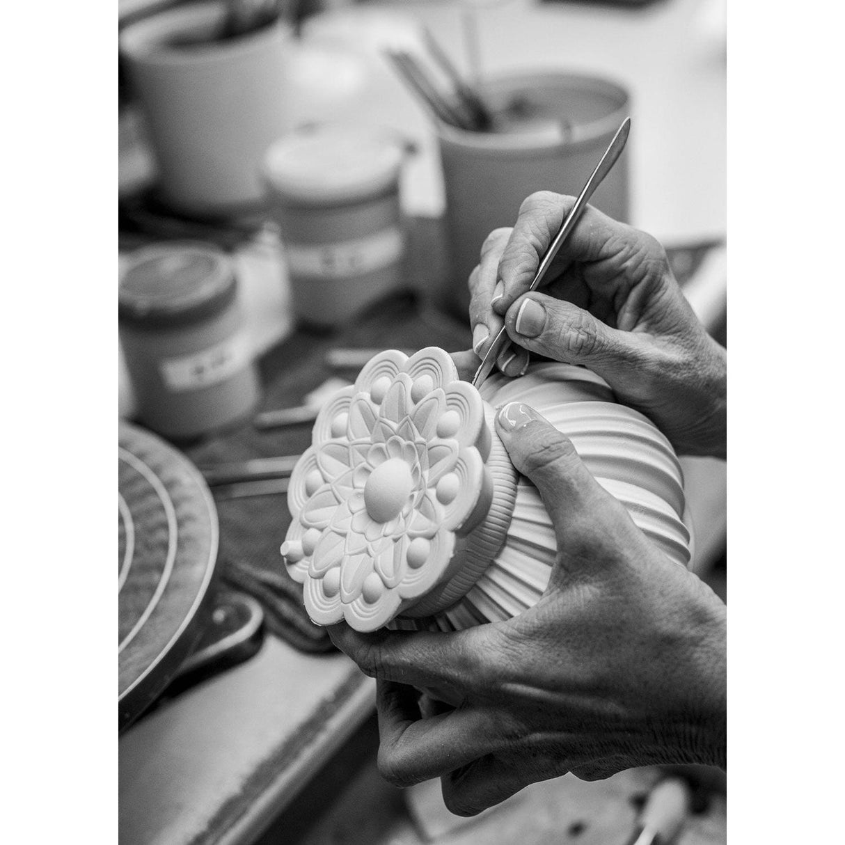 LLADRO' Utopical Lampada Wireless 22x15cm Porcellana