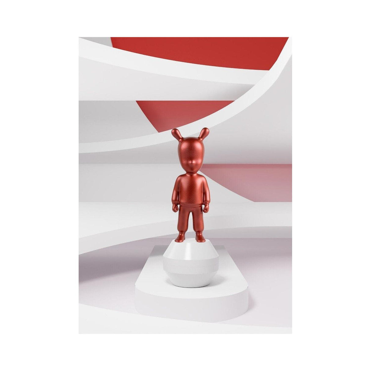 Lladró Figurina The Metallic Red Guest Piccolo 30x11cm Porcellana