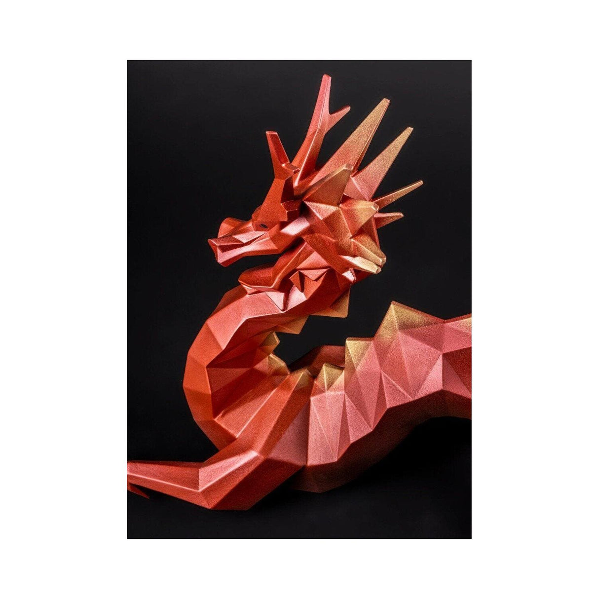Lladró Scultura Drago Serie Limitata 36x49cm Porcellana