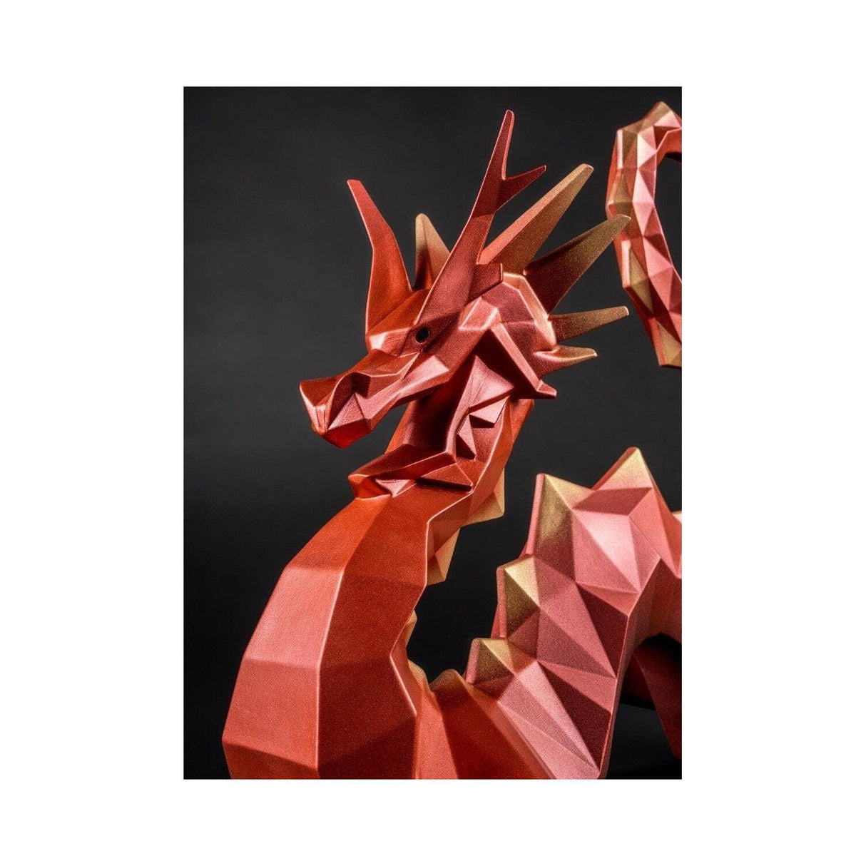 Lladró Scultura Drago Serie Limitata 36x49cm Porcellana