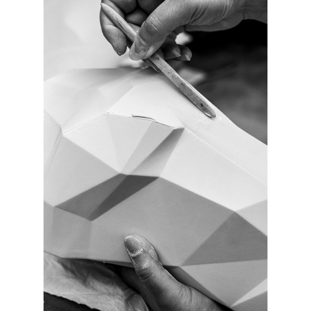 LLADRO' Scultura Toro Rosso Metallizzato 24x50cm Porcellana