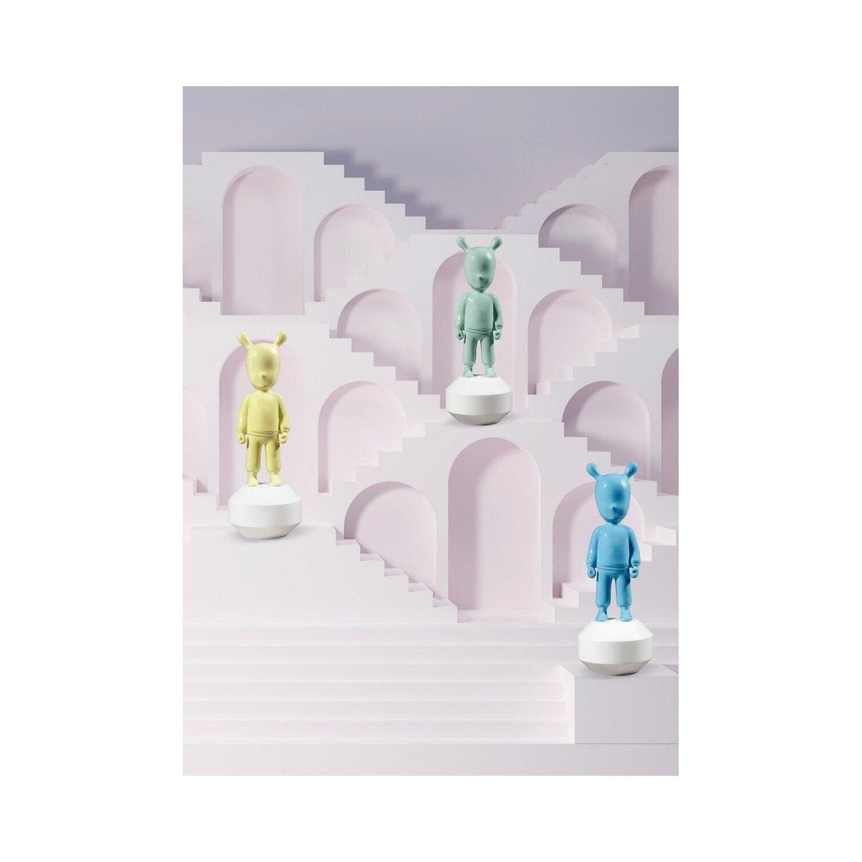 Lladró Figurina The Green Guest Modello Piccolo 30x11cm Porcellana