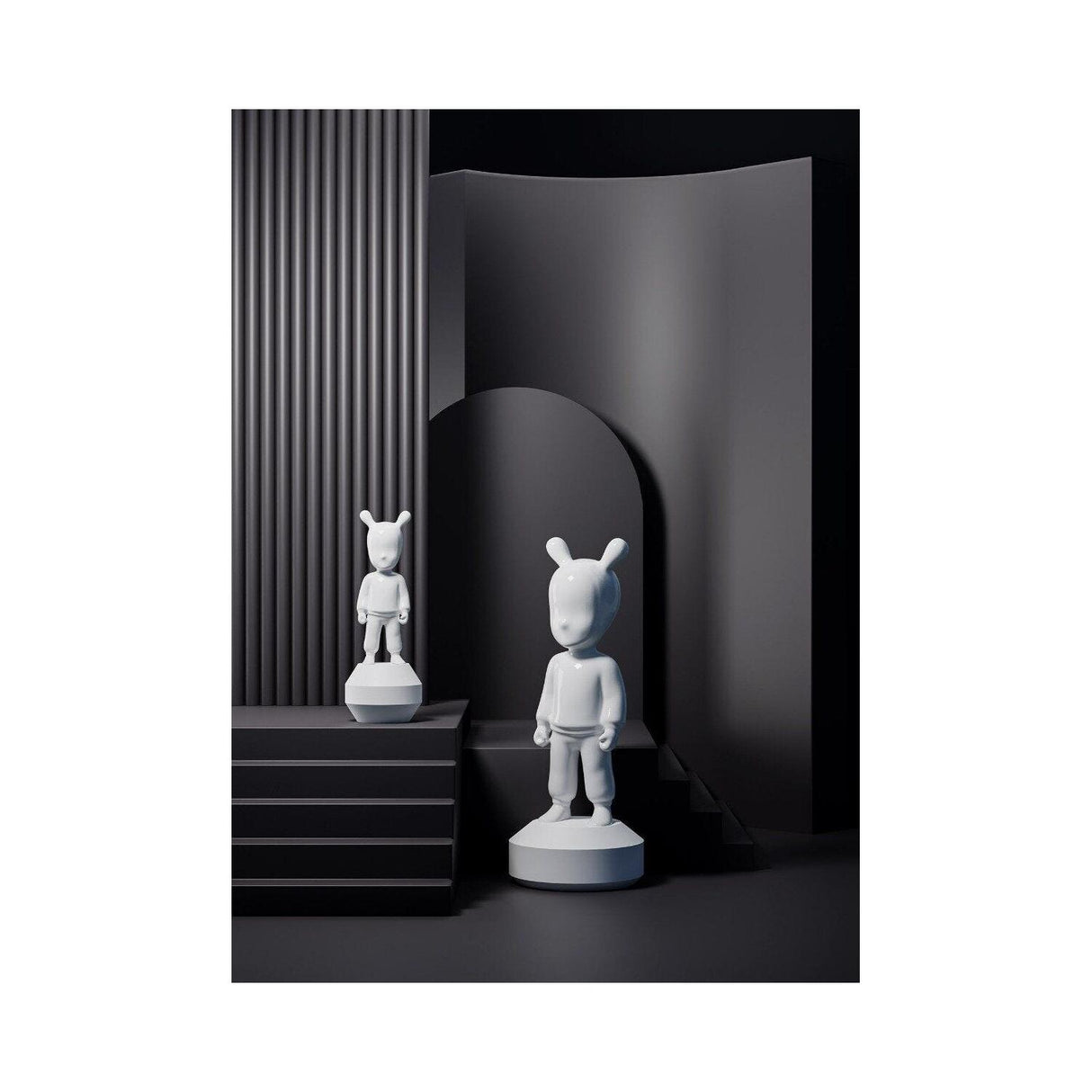 Lladró Figurina The White Guest Modello Piccolo 30x11cm Porcellana