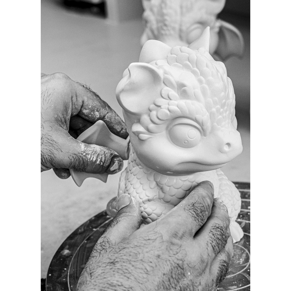 Lladró Figurina Baby Dragon 18x11cm Porcellana