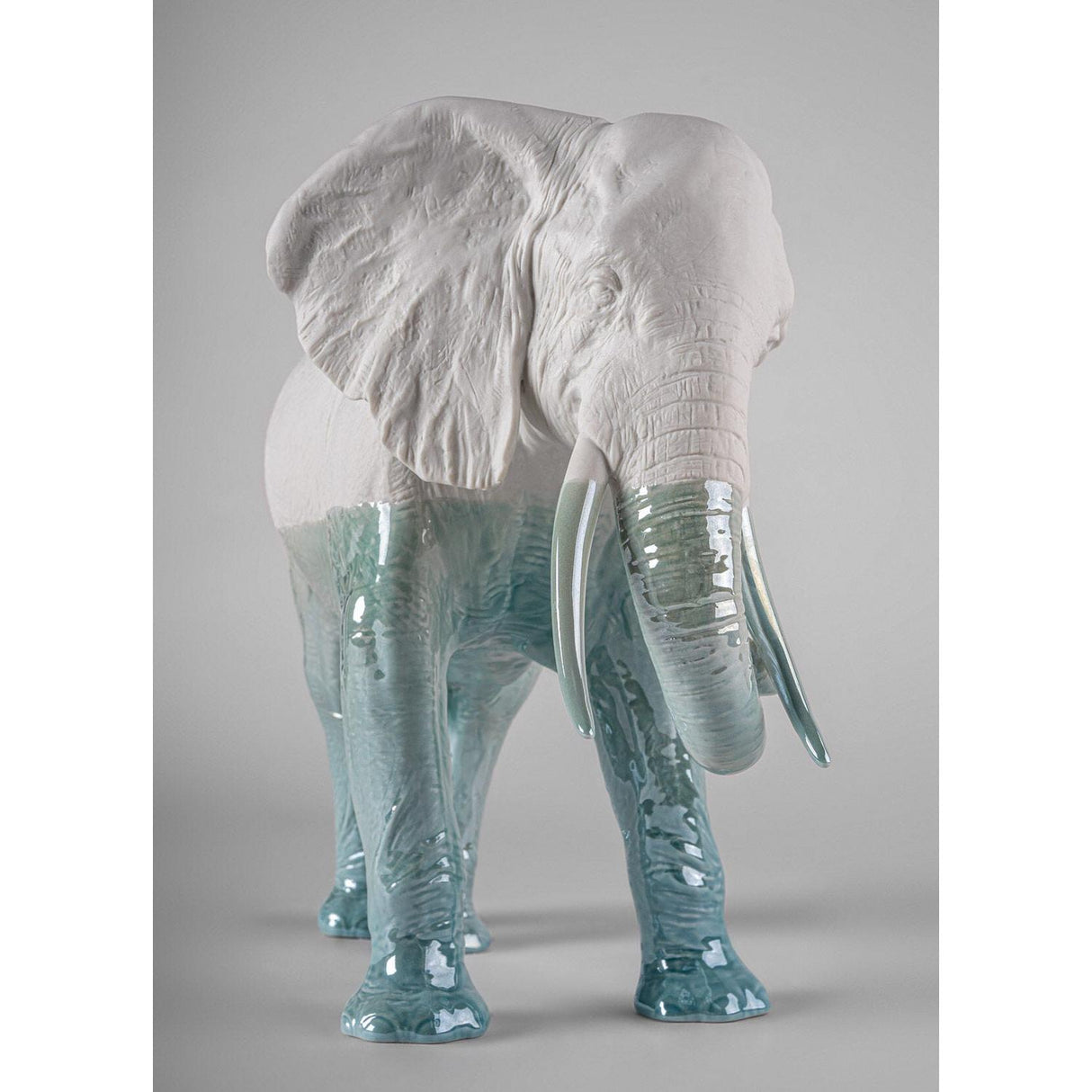 Lladró Scultura Elefante Underwater 27x36cm Porcellana