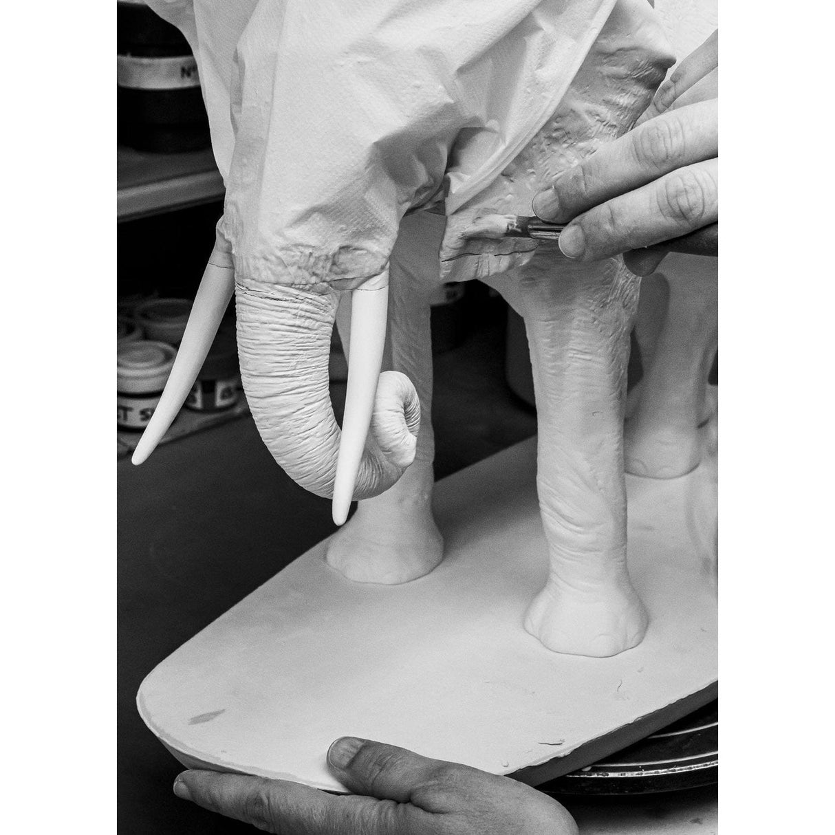 Lladró Scultura Elefante Underwater 27x36cm Porcellana