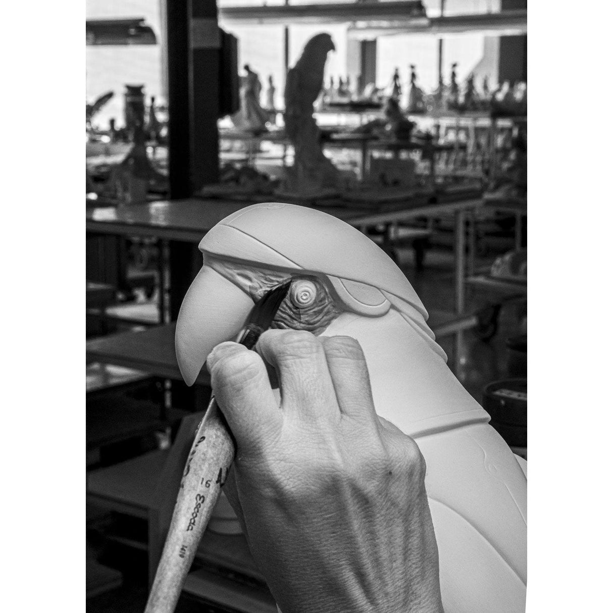 LLADRO' Scultura Ara Cyborg 45x22cm Porcellana