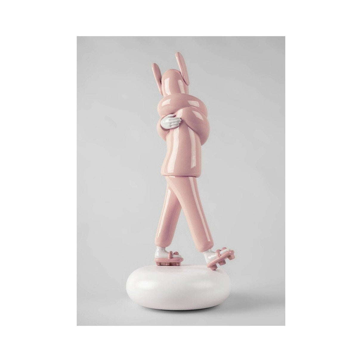 Lladró Scultura Embraced Pink 57x25cm Porcellana