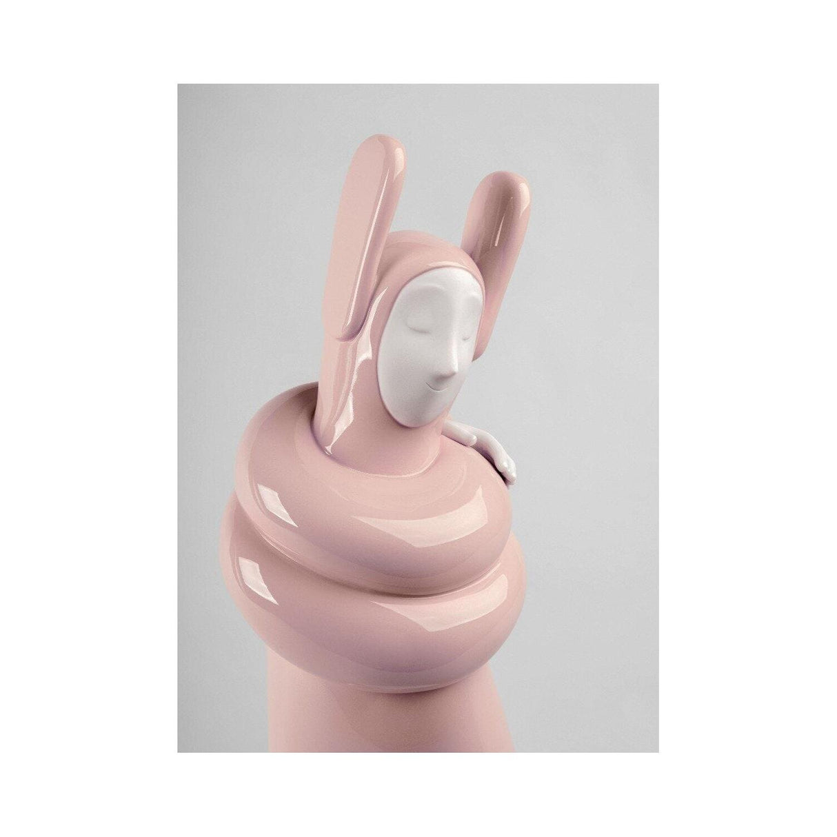 Lladró Scultura Embraced Pink 57x25cm Porcellana