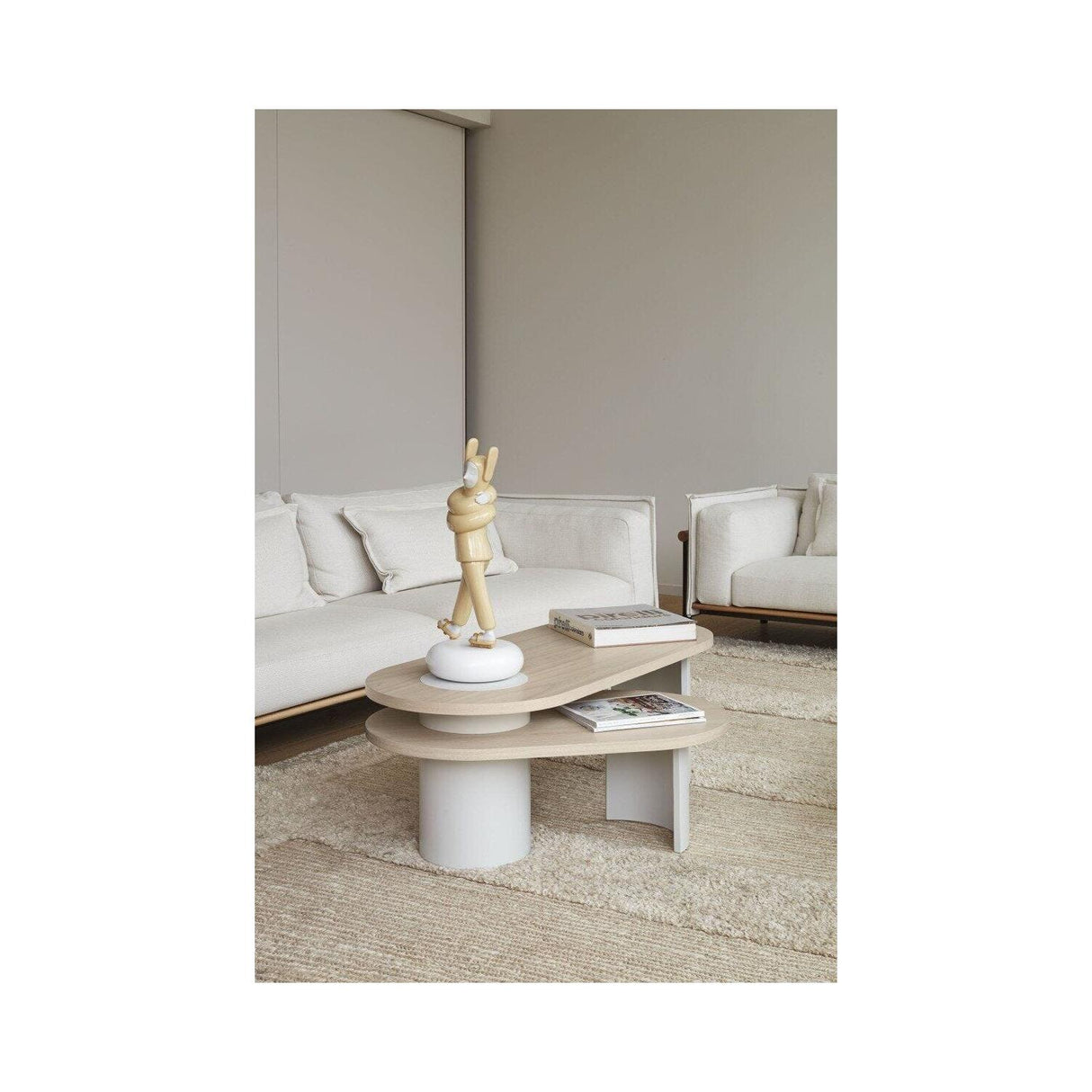 Lladró Scultura Embraced Yellow 57x25cm Porcellana