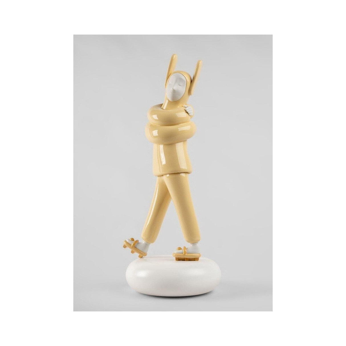 Lladró Scultura Embraced Yellow 57x25cm Porcellana