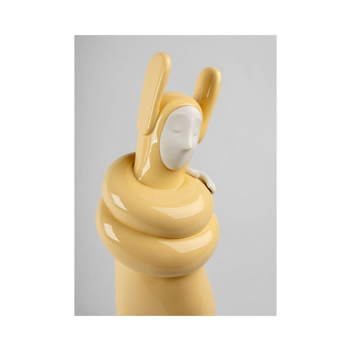 Lladró Scultura Embraced Yellow 57x25cm Porcellana