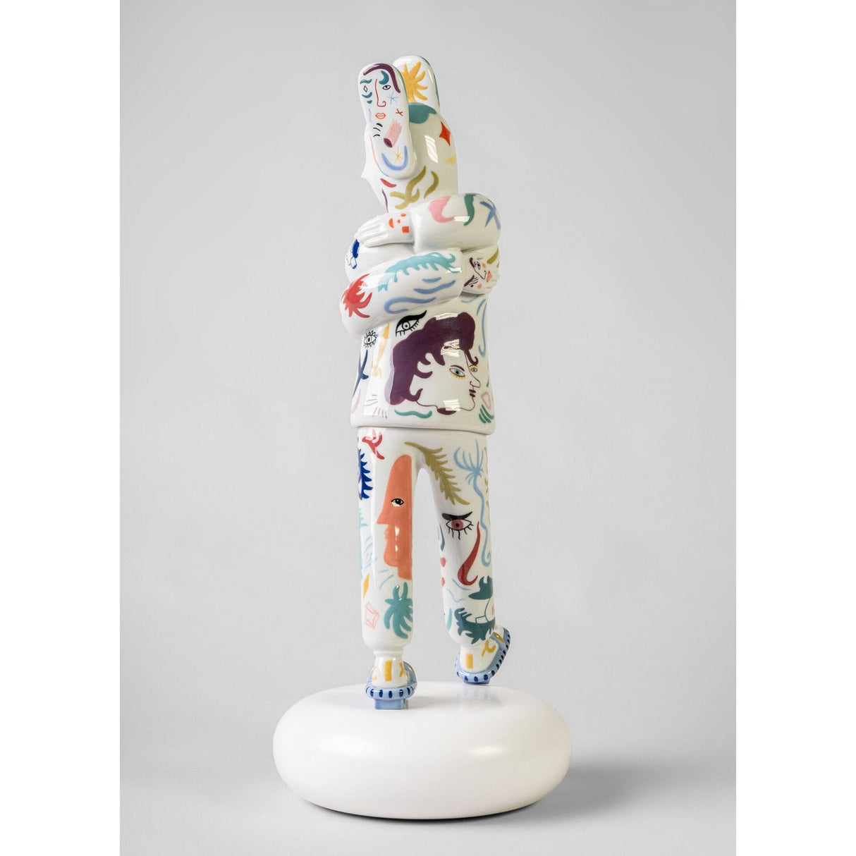LLADRO' Scultura Embraced Serie Limitata 57x25cm Porcellana