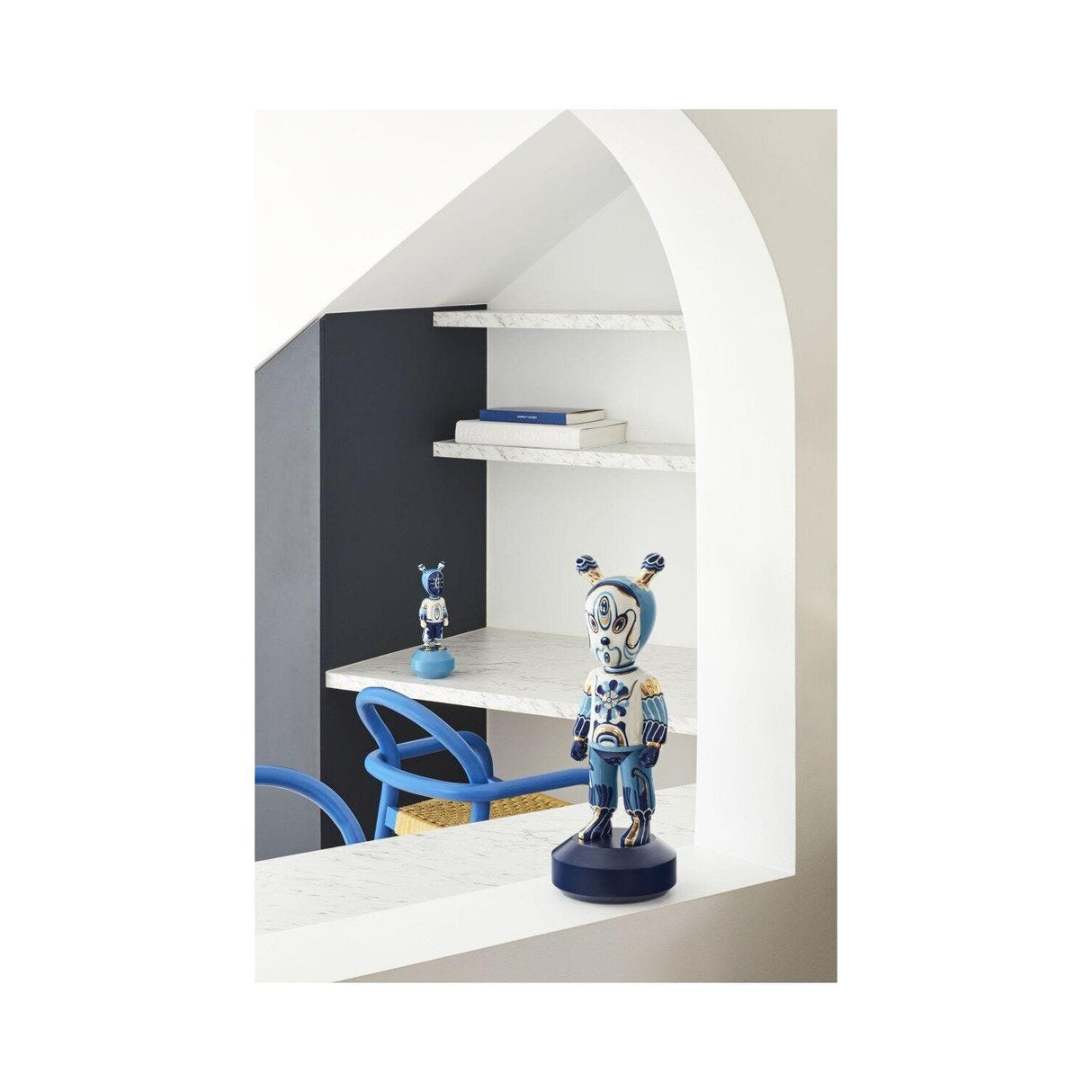 LLADRO' Scultura The Guest By Kzeng Jiang Little 30x11cm Porcellana