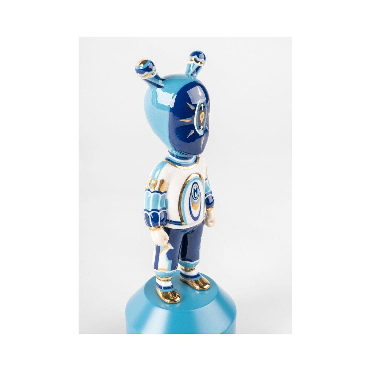 LLADRO' Scultura The Guest By Kzeng Jiang Little 30x11cm Porcellana