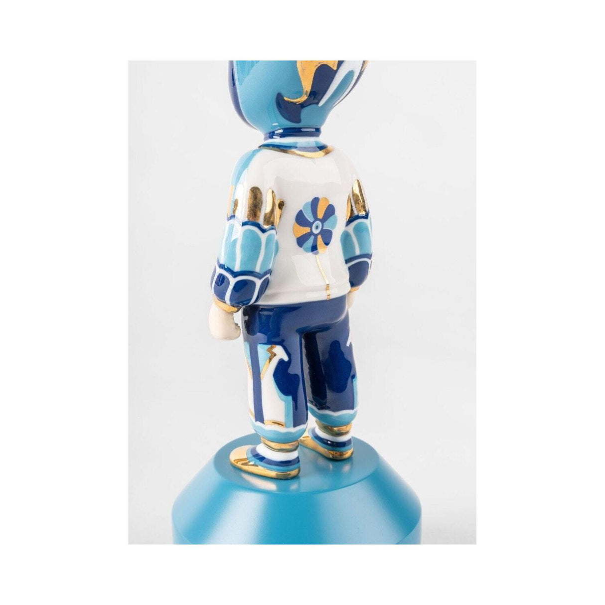 LLADRO' Scultura The Guest By Kzeng Jiang Little 30x11cm Porcellana