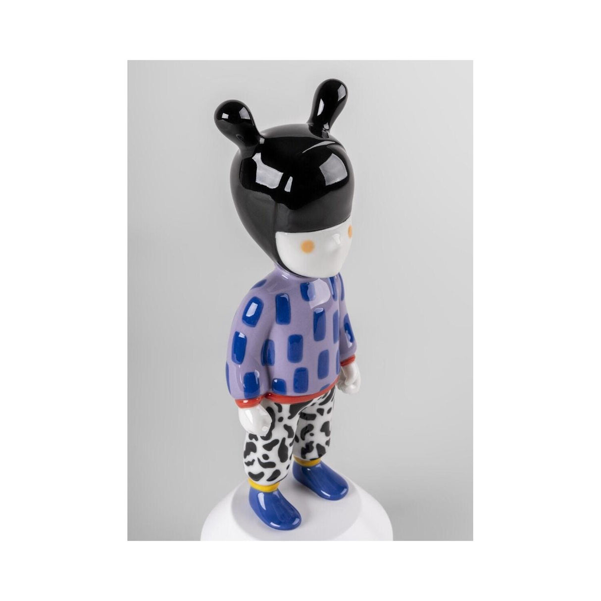LLADRO' Scultura The Guest By Camille Walala Little Serie Numerate 30x11cm Porcellana