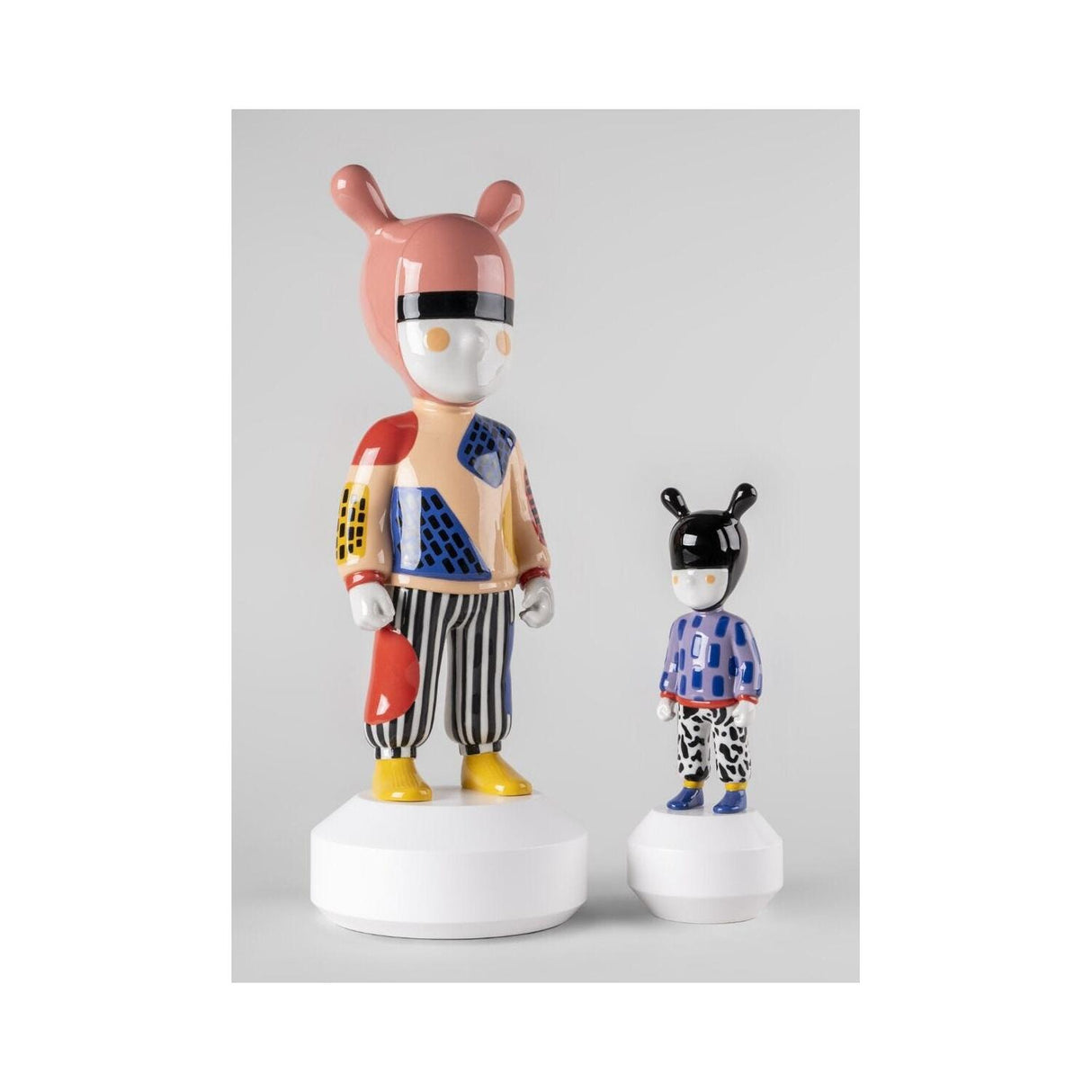 LLADRO' Scultura The Guest By Camille Walala Little Serie Numerate 30x11cm Porcellana