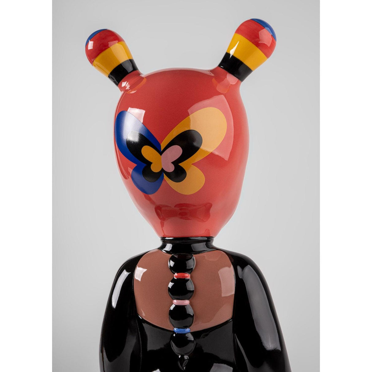 Lladró Scultura The Guest By Jade Purple Brown Big Serie Limitata 52x19cm Porcellana