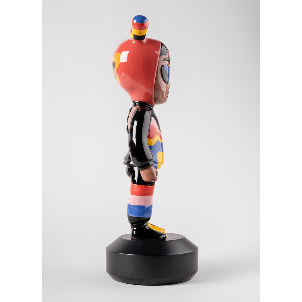 LLADRO' Scultura The Guest By Jade Purple Brown Big Serie Limitata 52x19cm Porcellana