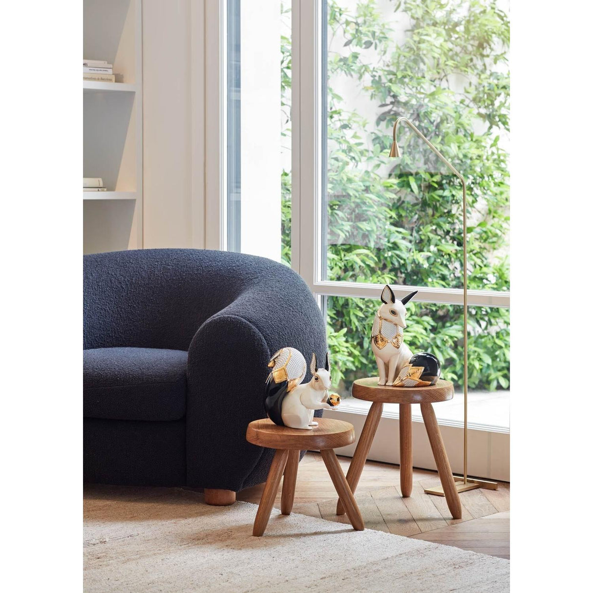 Lladró Scultura Volpe Gioiello 32x21cm Porcellana