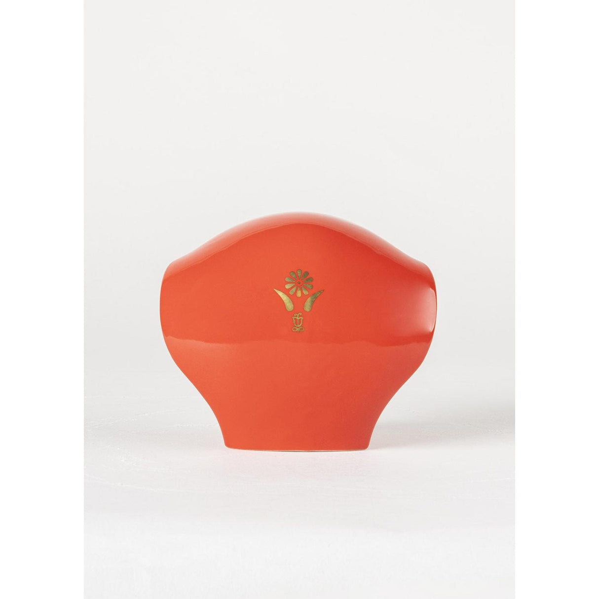 Lladró Scultura Il Serpente Rosso Oro 13x15cm Porcellana