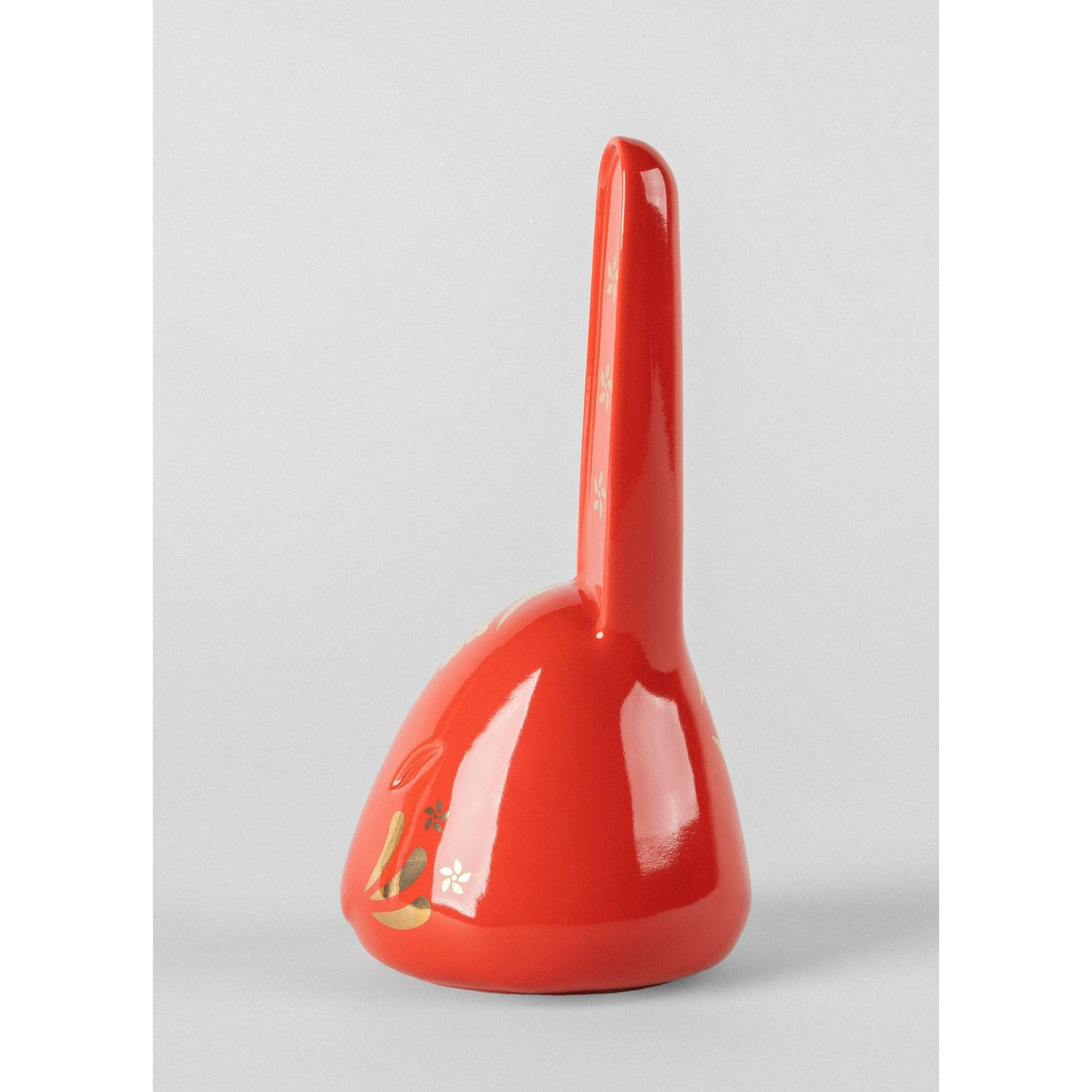 Lladró Scultura Il Coniglio Rosso Oro 21x10cm Porcellana