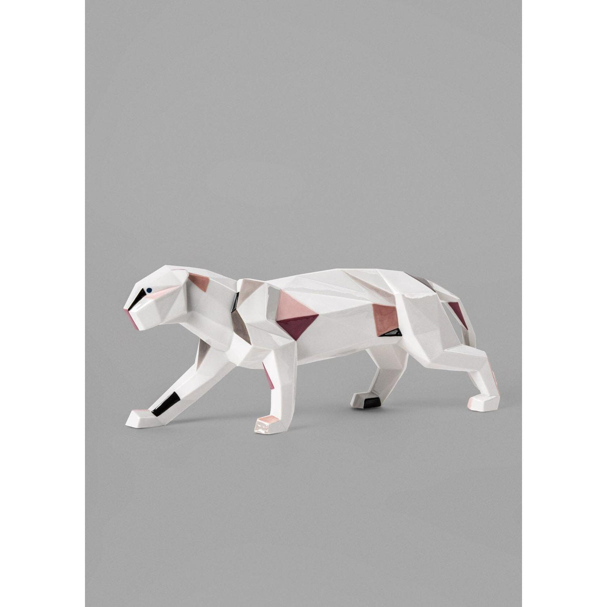 Lladró Scultura Pantera 19x50cm Porcellana