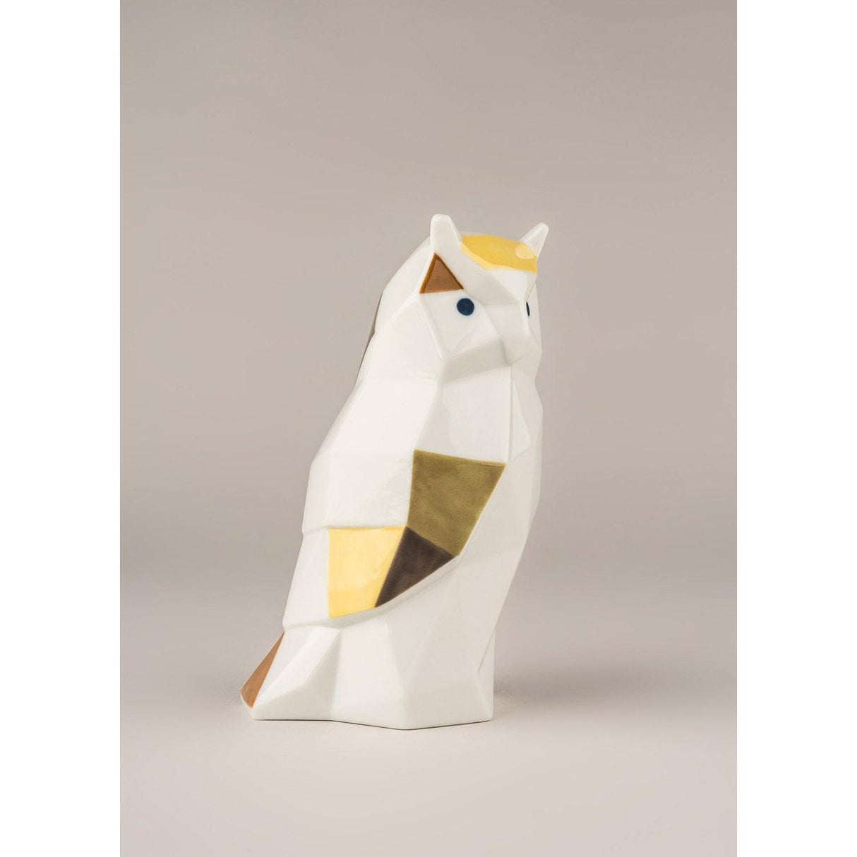 Lladró Figurina Gufo 16x8cm Porcellana