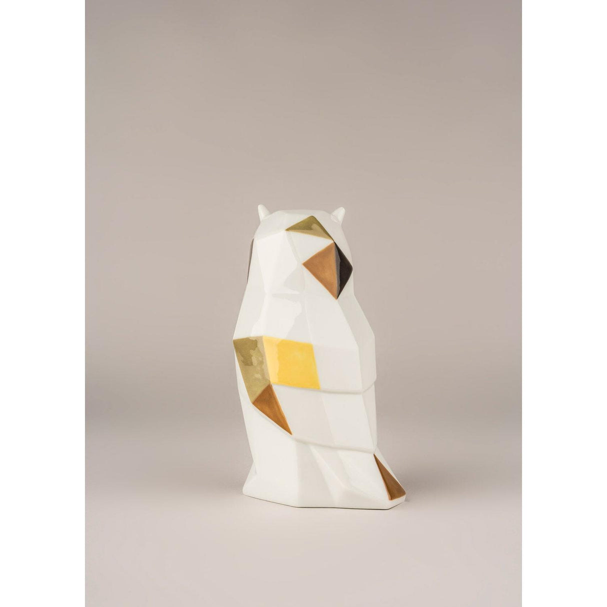 Lladró Figurina Gufo 16x8cm Porcellana