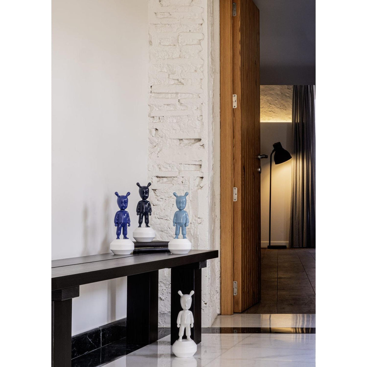 Lladró Scultura The Indigo Blue Guest Modello Piccolo 30x11cm Porcellana