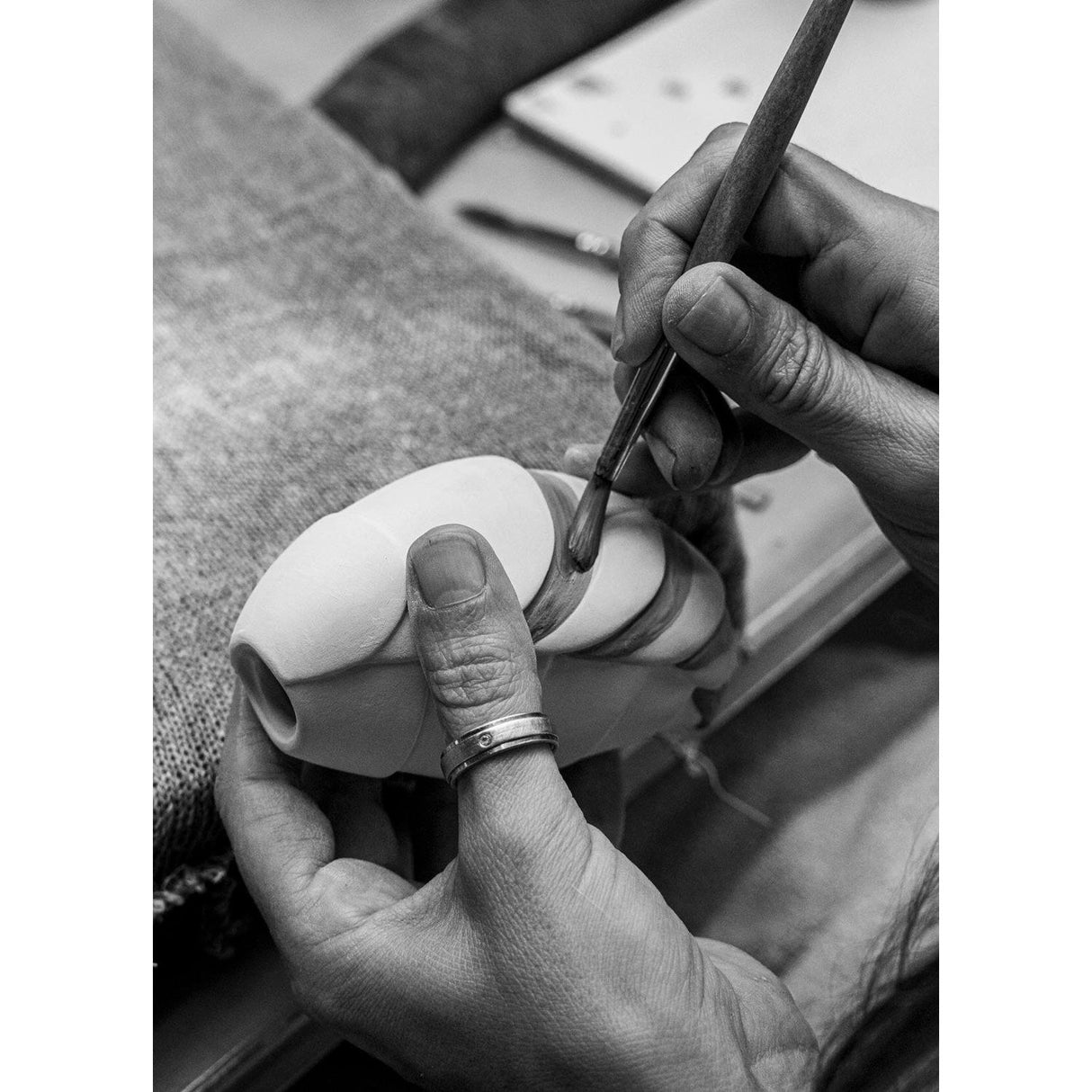 Lladró Scultura Ape 15x26cm Porcellana