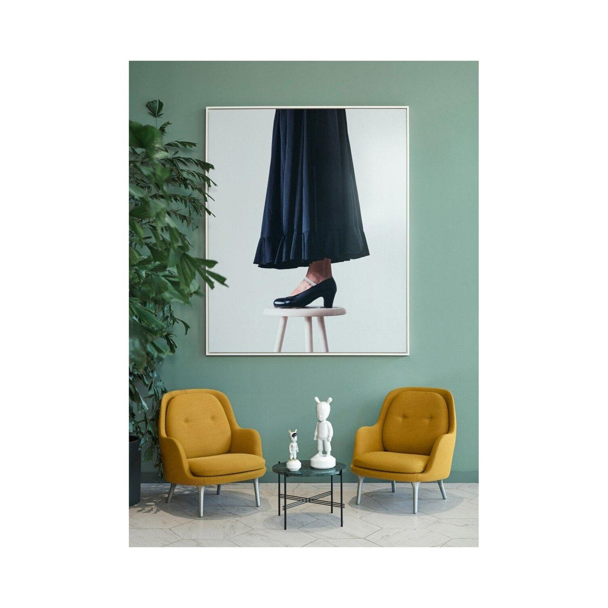 Lladró Figurina The White Guest Modello Grande 52x19cm Porcellana